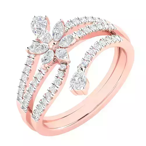 Women ring 3dm stl render detail 3D print model