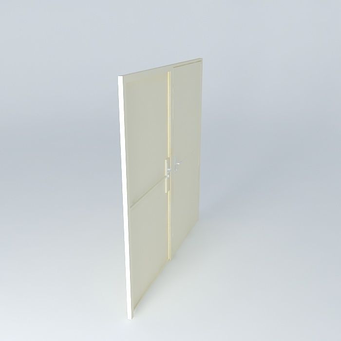 iron door Free 3D model_1