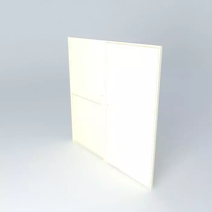 iron door Free 3D model_0