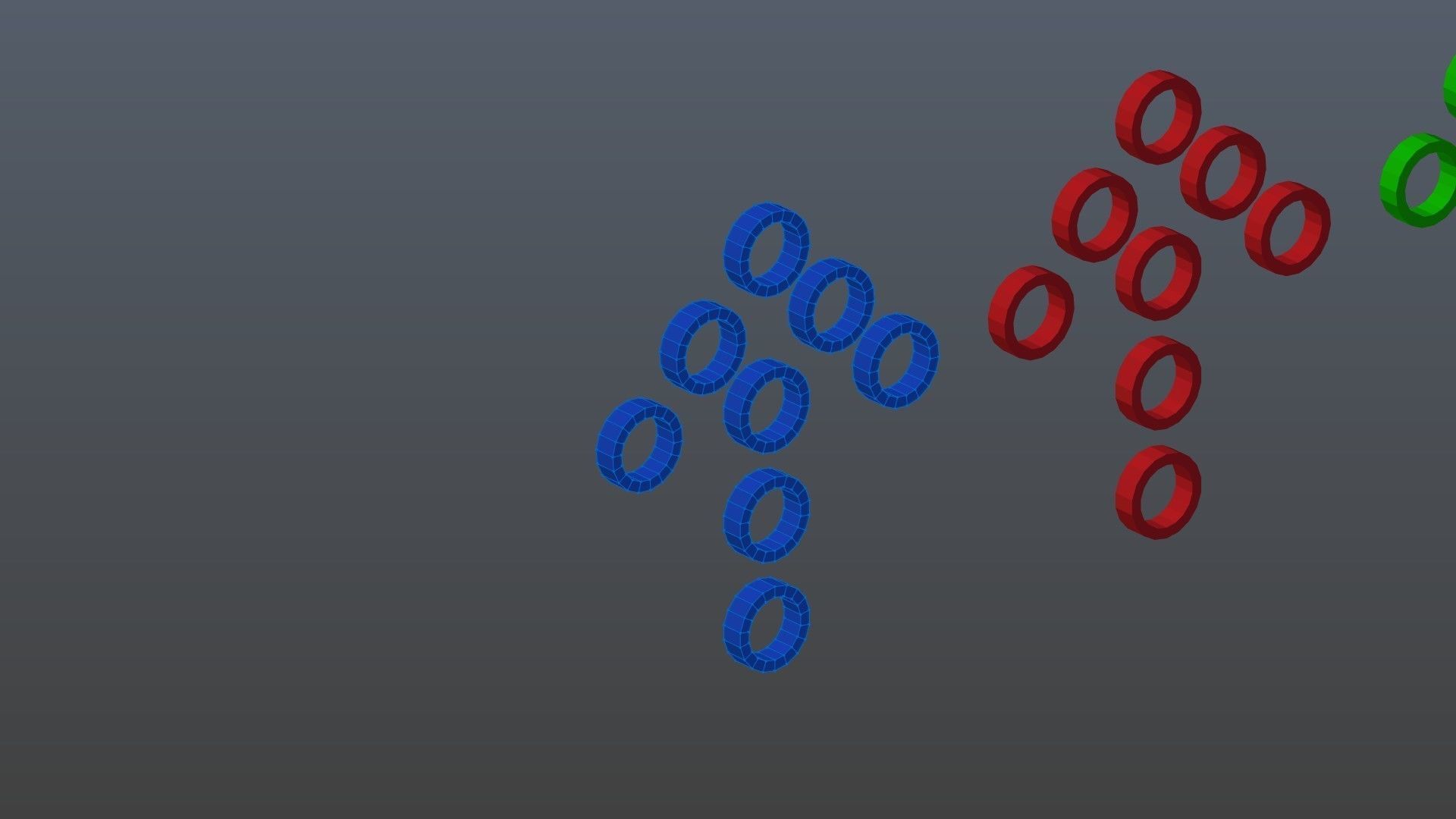 Low poly arrow 45 Low-poly 3D model_9