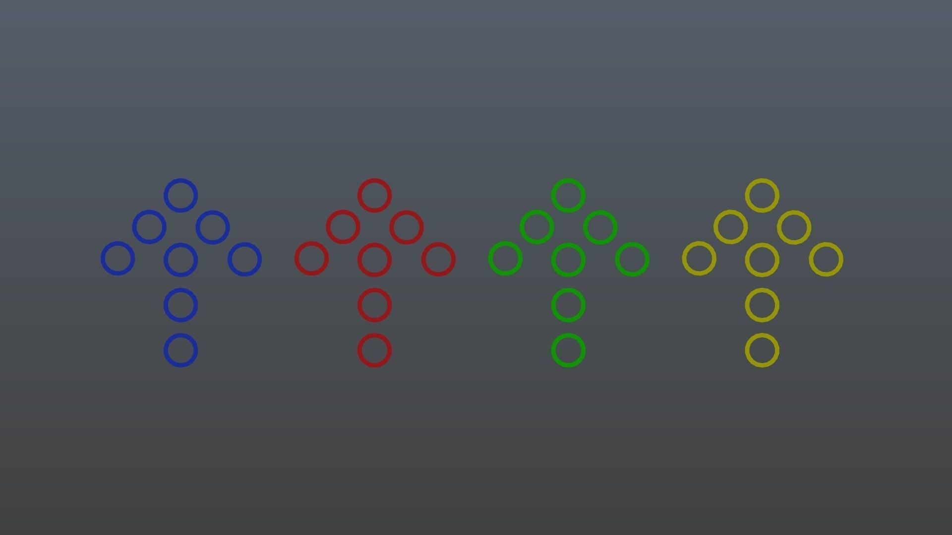 Low poly arrow 45 Low-poly 3D model_7