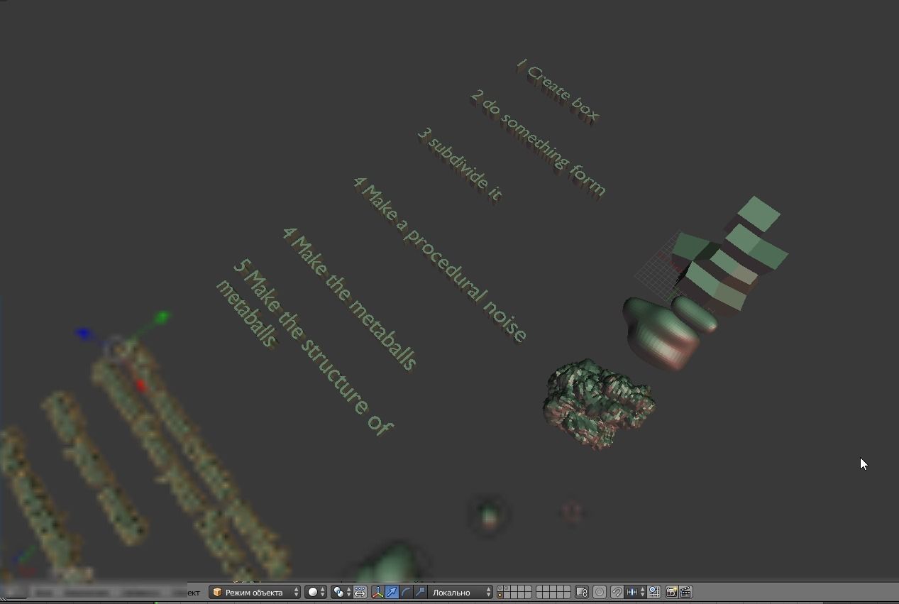 Procedural Island 3D model_4