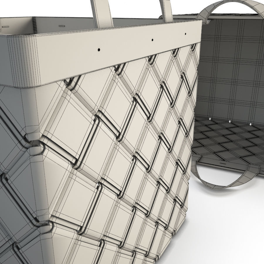 Braided Basket Latsu  3D model_3