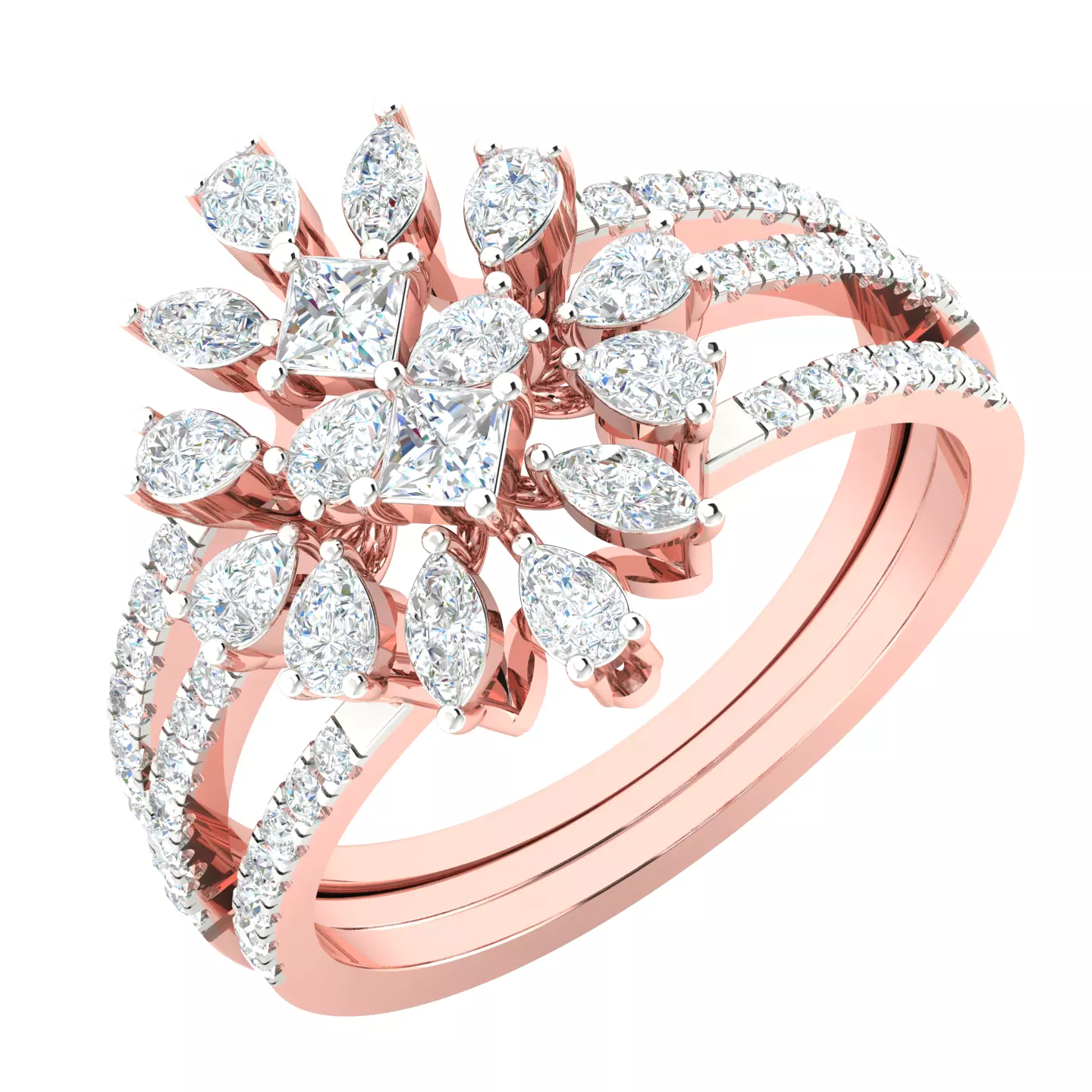 Women ring 3dm stl render detail 3D print model 3D print model_0