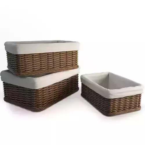 Wicker Rattan Baskets