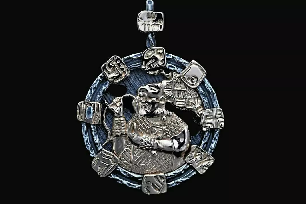 Pendant maya 3D model_0