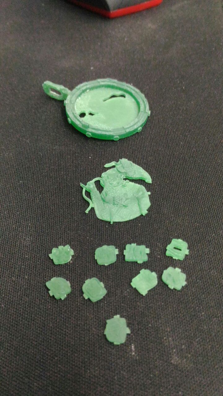 Pendant maya 3D model_6