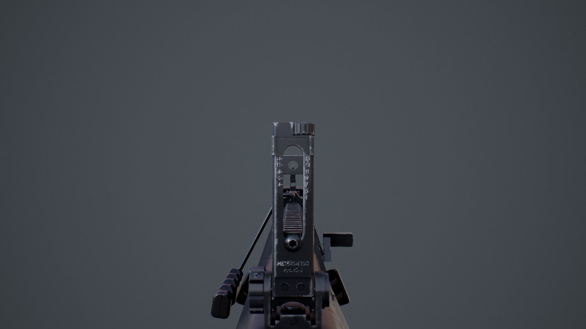 Barrett M82A1 Low-poly 3D model_10