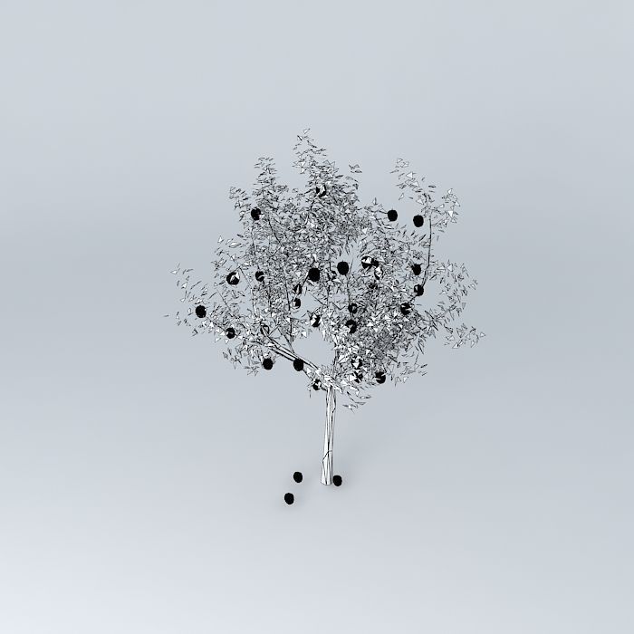Apple tree Free 3D model_4