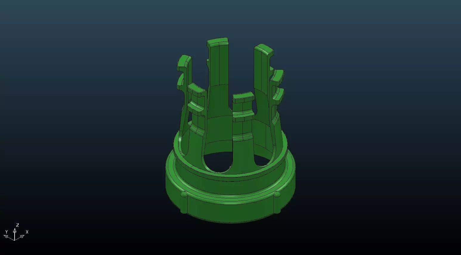 cable clamp 3D model