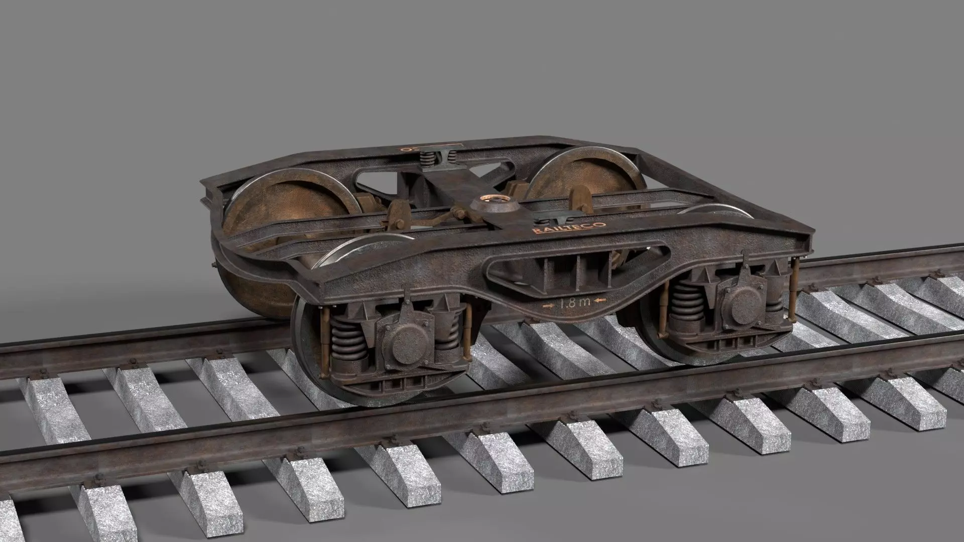 Railway Bogie 3D model