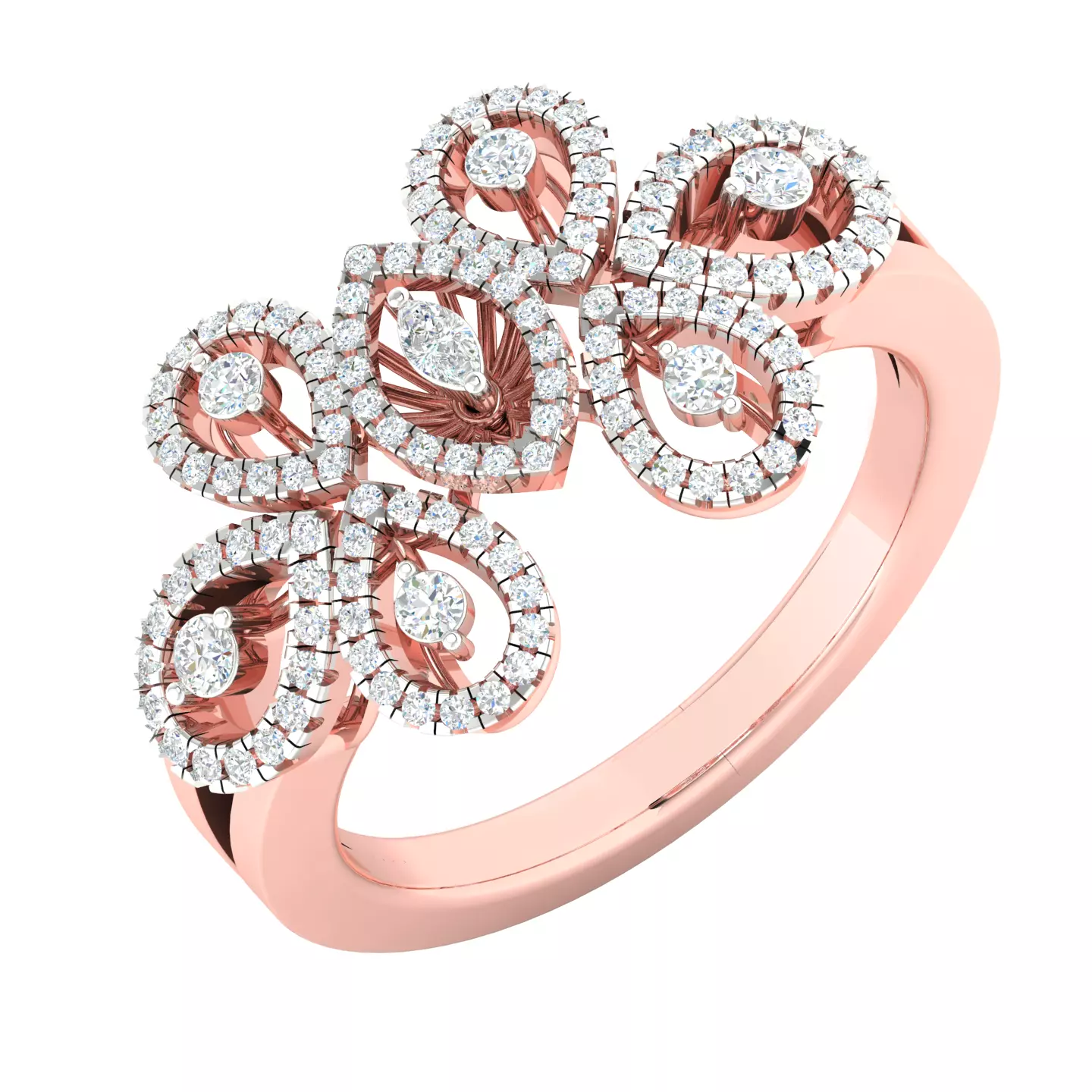 Women ring 3dm stl render detail 3D print model 3D print model_0