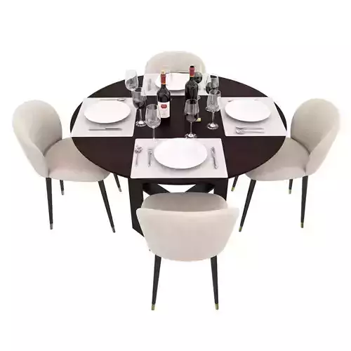 Dining Set round table with chairs