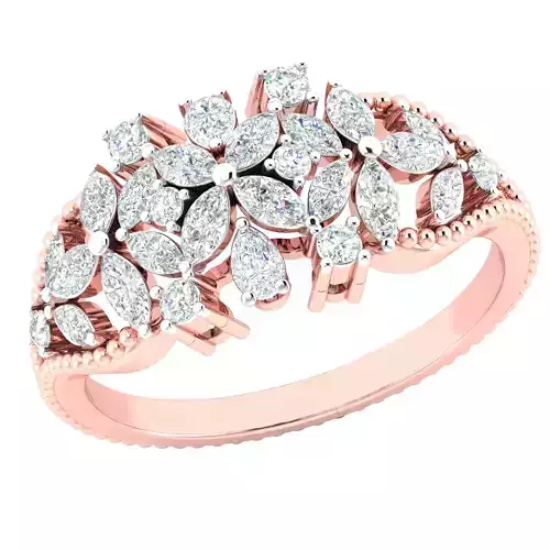Women ring 3dm stl render detail 3D print model 3D print model