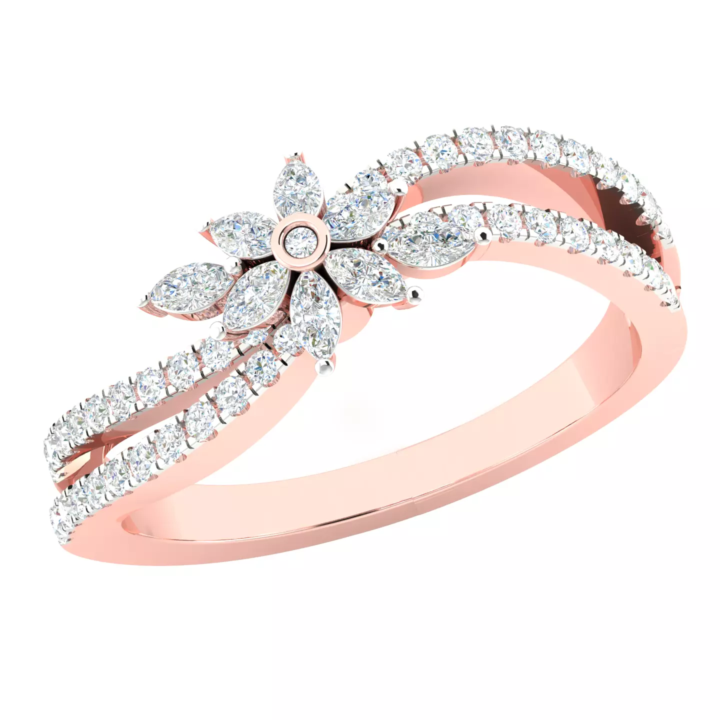 Women ring 3dm stl render detail 3D print model 3D print model_0