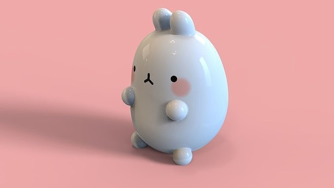 Bunny toy Low-poly 3D model