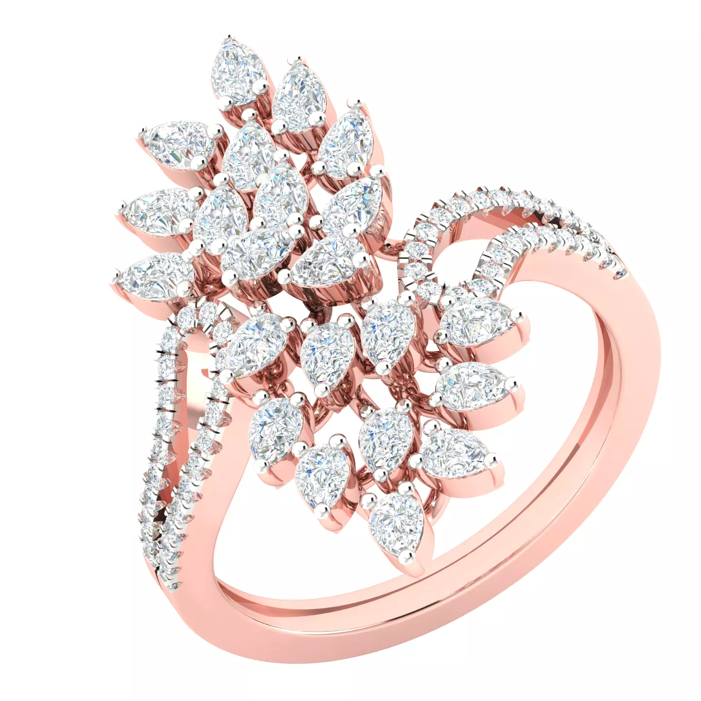 Women ring 3dm stl render detail 3D print model 3D print model_0