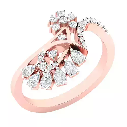 Women ring 3dm stl render detail 3D print model 3D print model