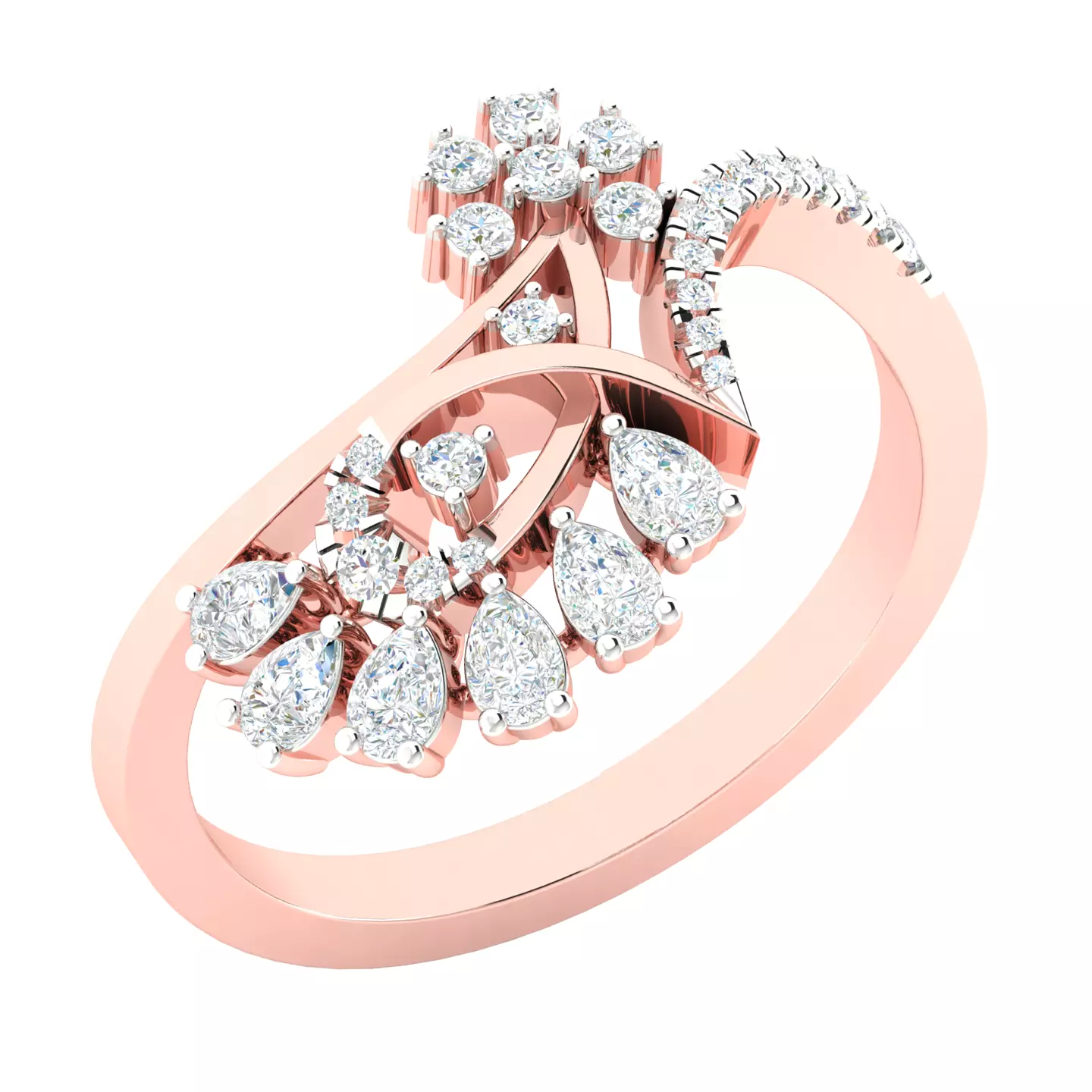 Women ring 3dm stl render detail 3D print model 3D print model_0