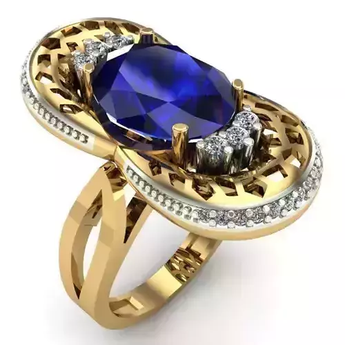 WOMAN RING 3D print model