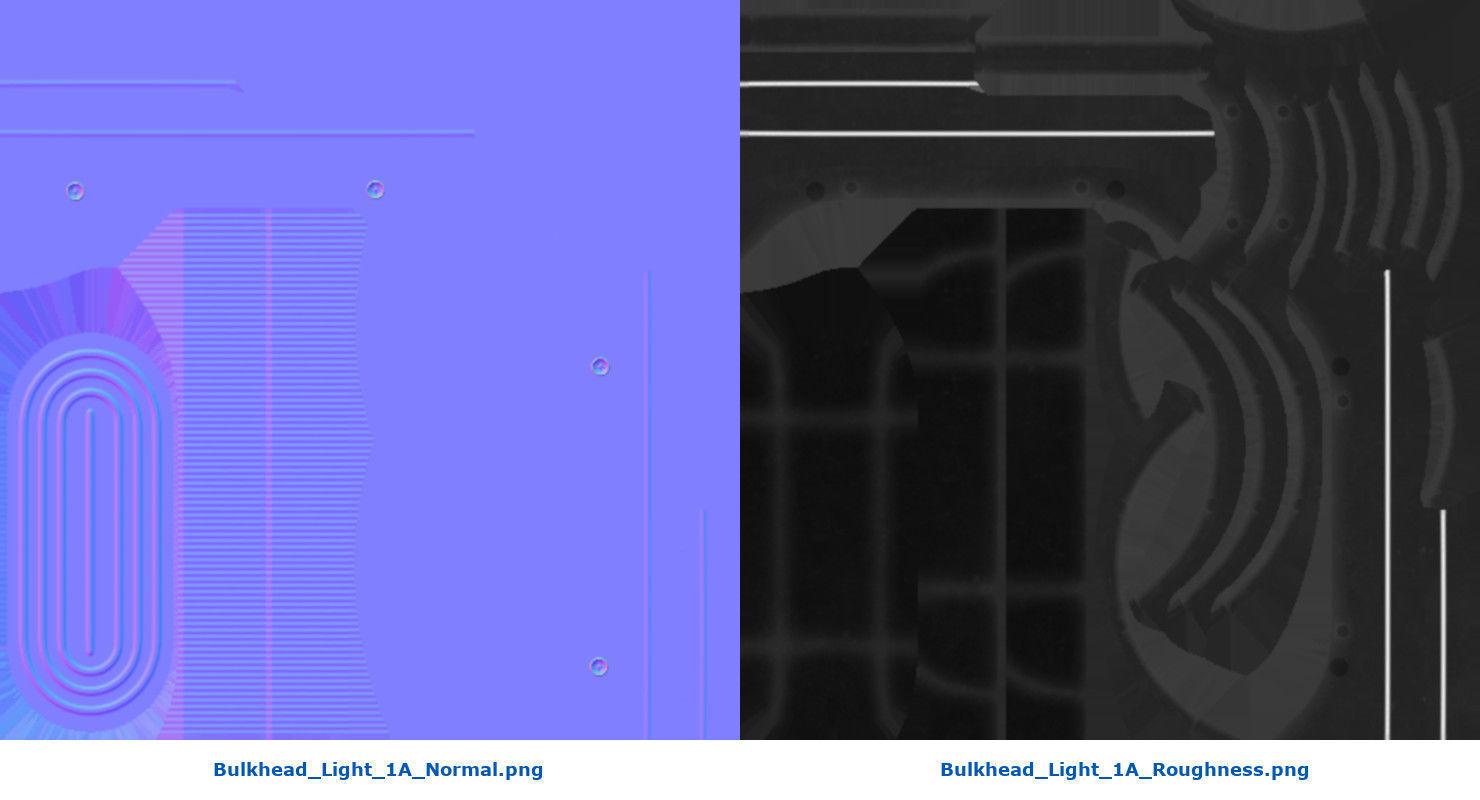 Bulkhead Light 1A Low-poly 3D model_8