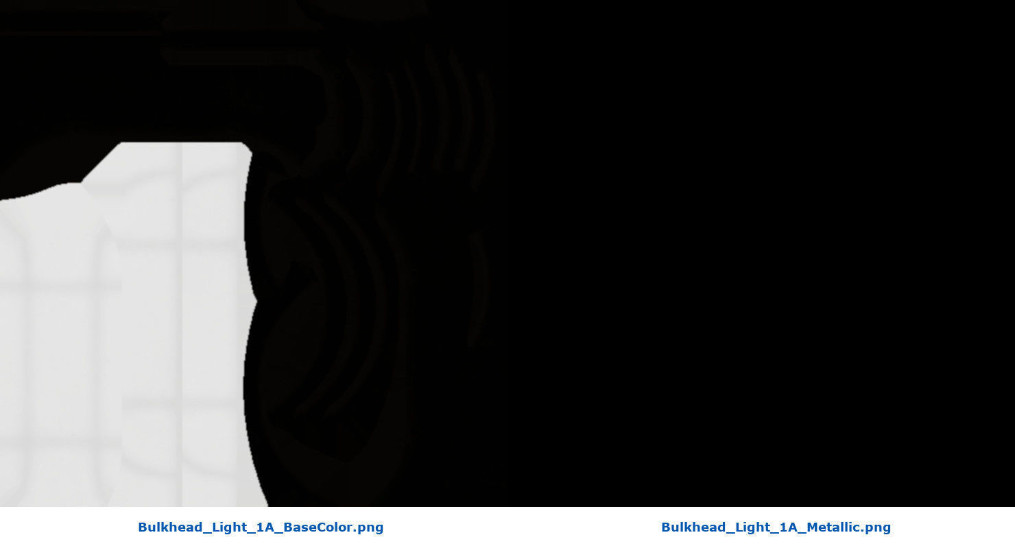 Bulkhead Light 1A Low-poly 3D model_7