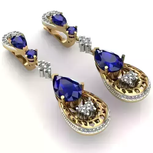 WOMEN EARRINGS 3D print model