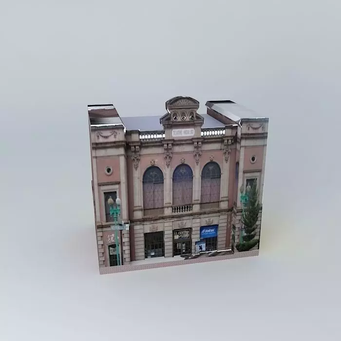 theatre , Hidalgo del Parral, Chihuahua, MEXICO. Free 3D model