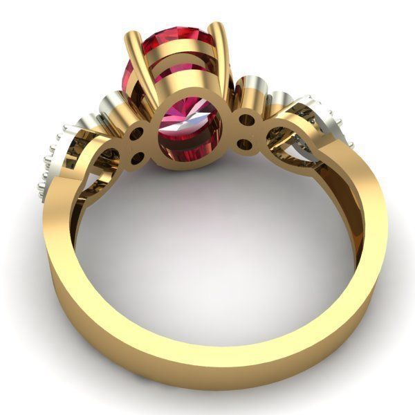 WOMAN RING 3D print model_2