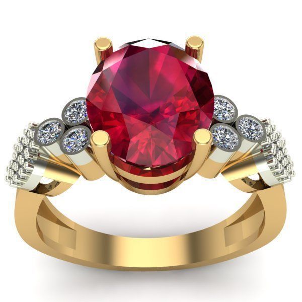 WOMAN RING 3D print model_1