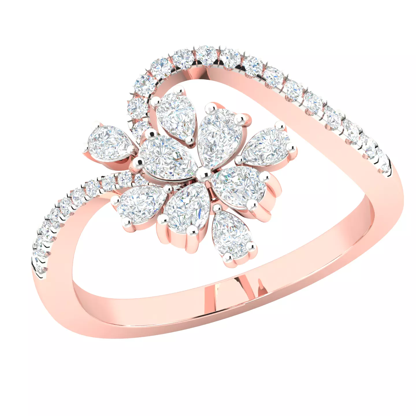 Women ring 3dm stl render detail 3D print model 3D print model_0