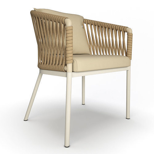 Bitta Braided Chair Kettal 3D model