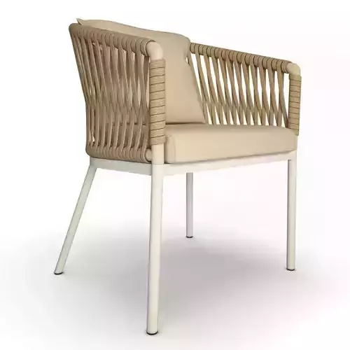 Bitta Braided Chair Kettal 3D model