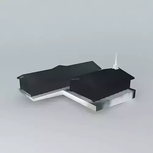 LDS. Mormon meeting center, Capilla del Salvador, Salvador. Free 3D model