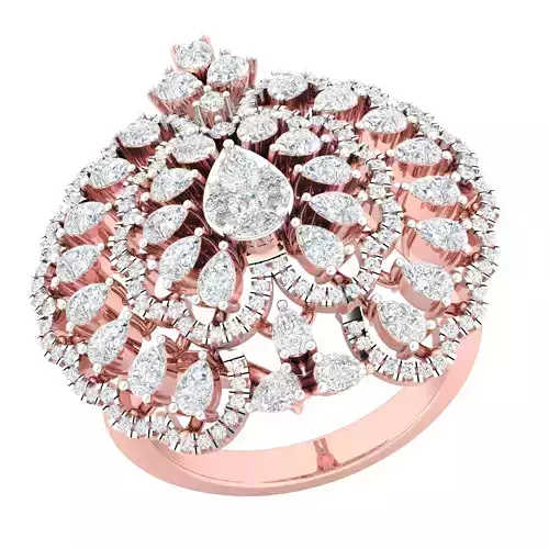 Women ring 3dm stl render detail 3D print model