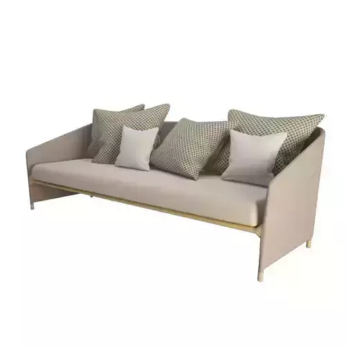 Sofa Bitta Lounge Kettal 3D model