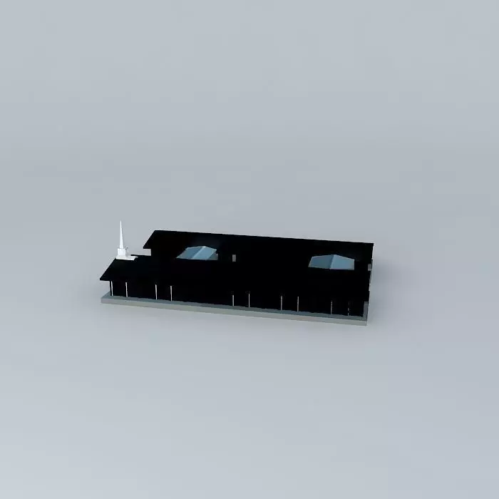 LDS.Centro de Reunion Mormon,Puebla,Pue.Mexico. Free 3D model