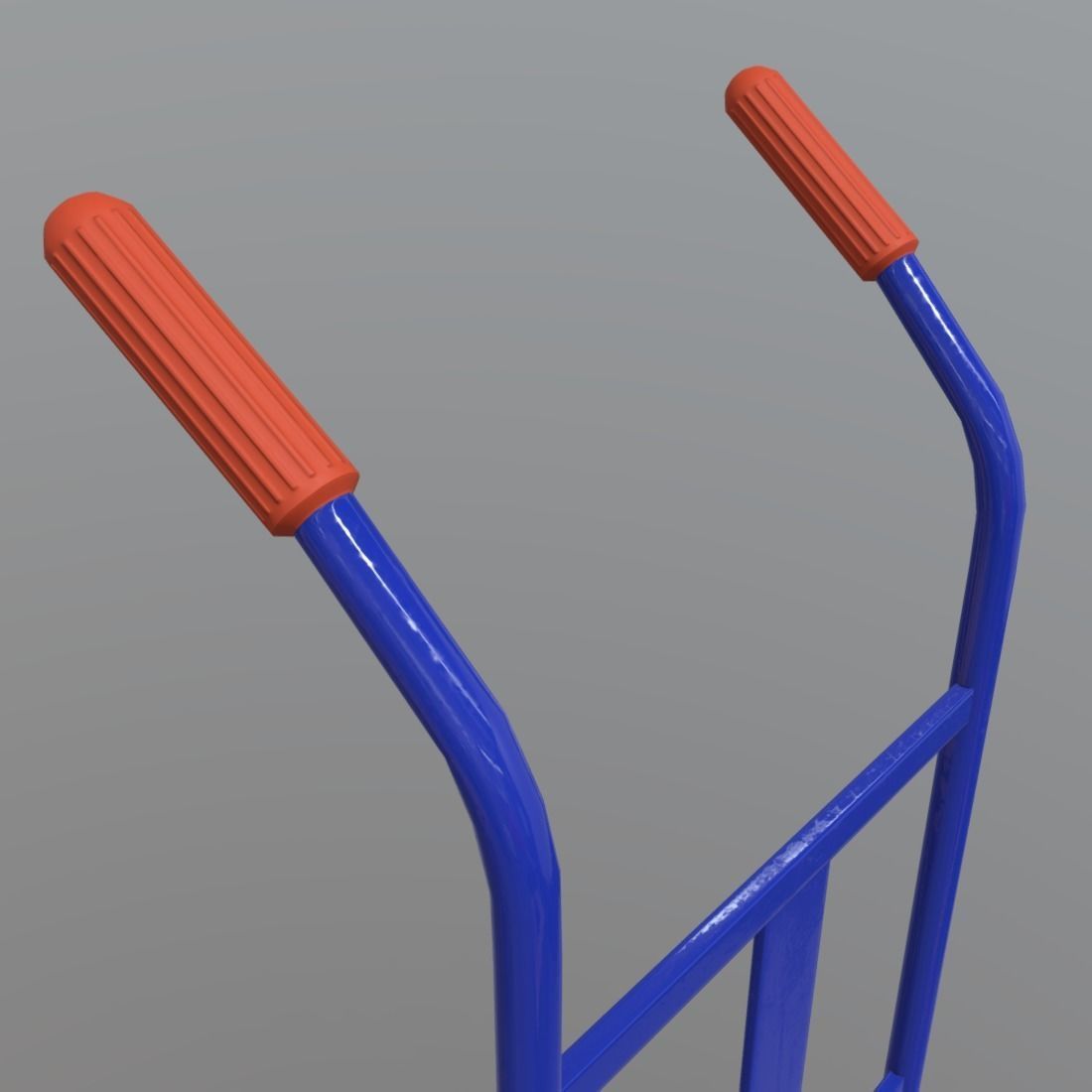 Sack Truck Low-poly 3D model_9