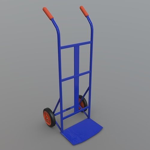 Sack Truck Low-poly 3D model