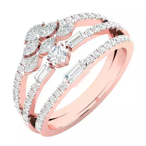 Women ring 3dm stl render detail 3D print model