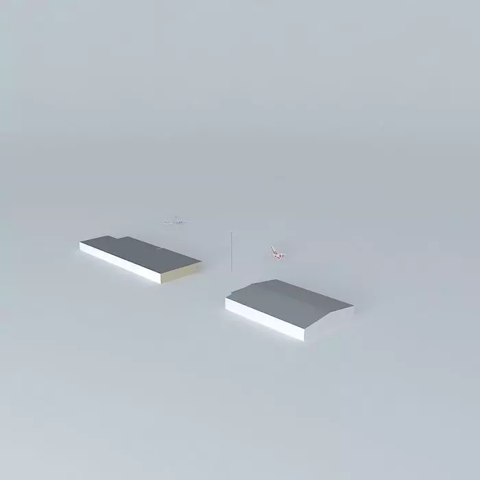 BKPR/LYPR Prishtina International Airport Kosovo Free 3D model