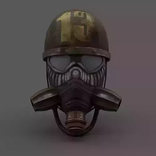 Scifi military helmet 