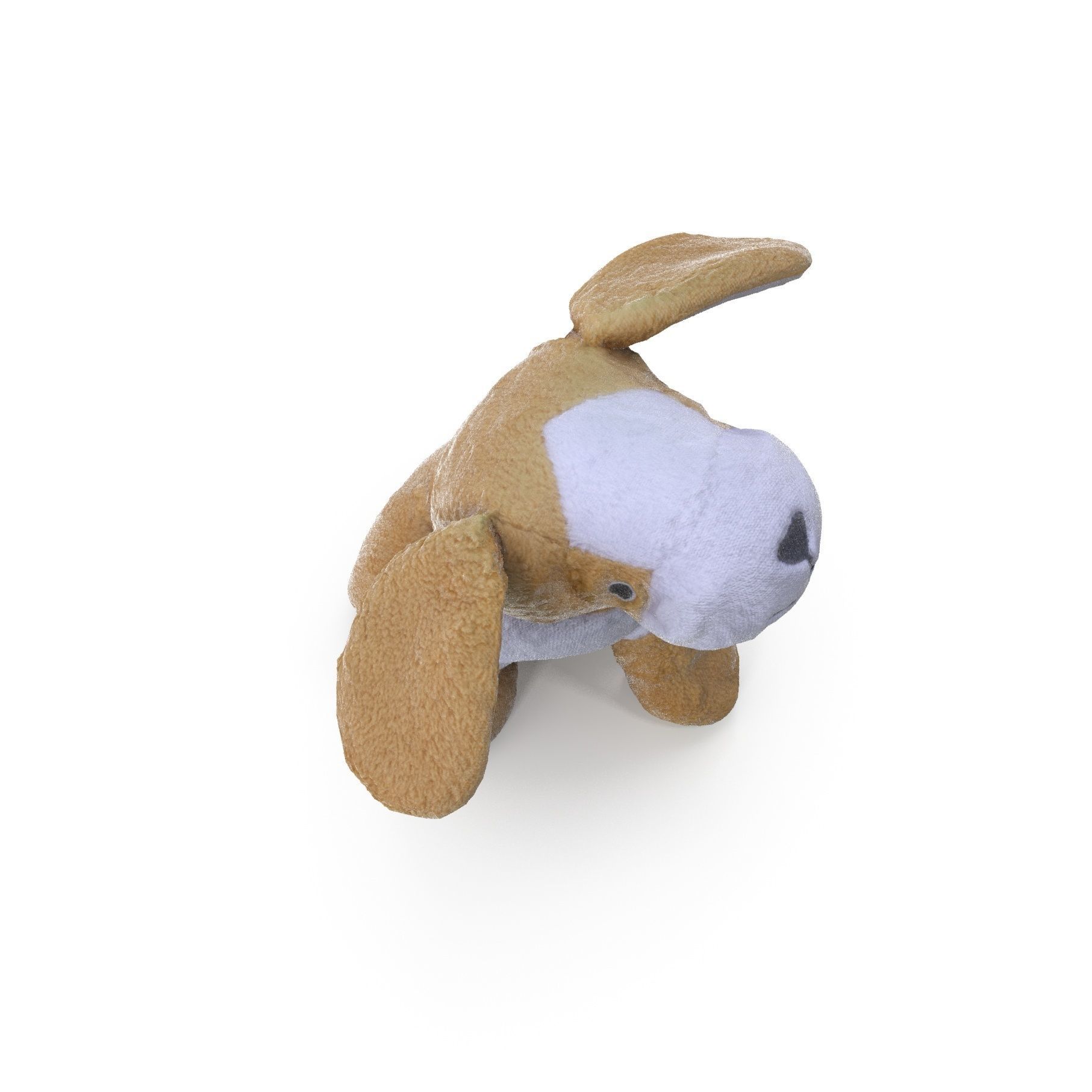 Plush Dog - Low and High Poly Versions Low-poly 3D model_6
