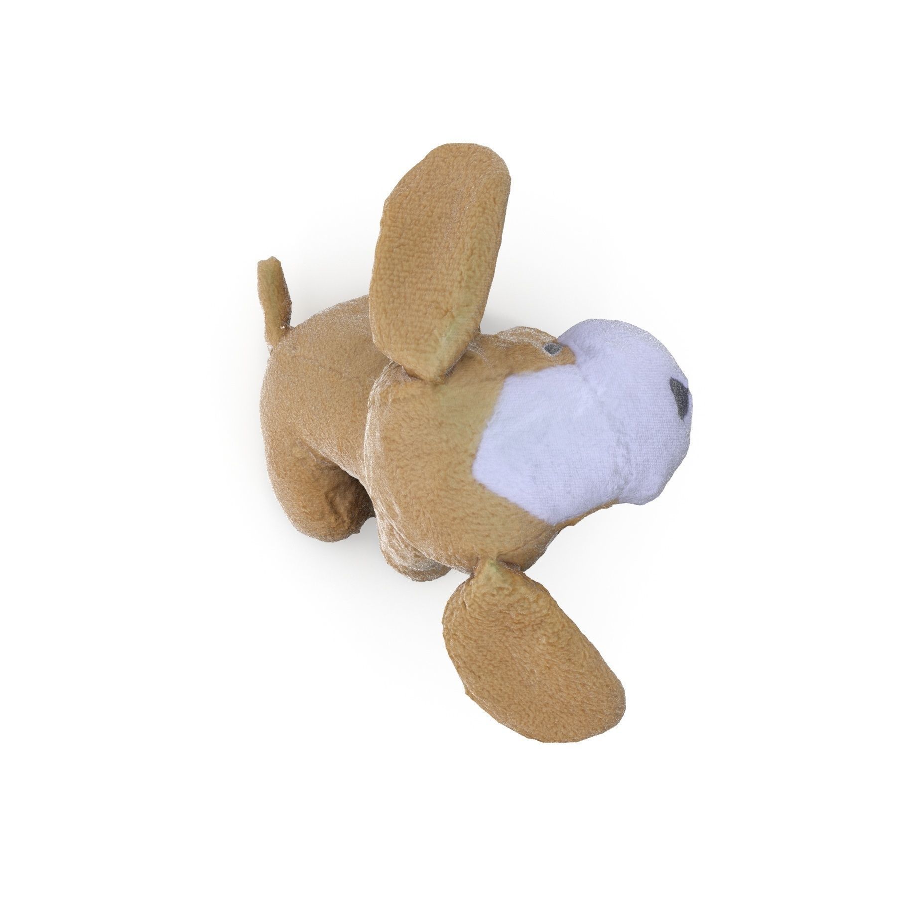 Plush Dog - Low and High Poly Versions Low-poly 3D model_8