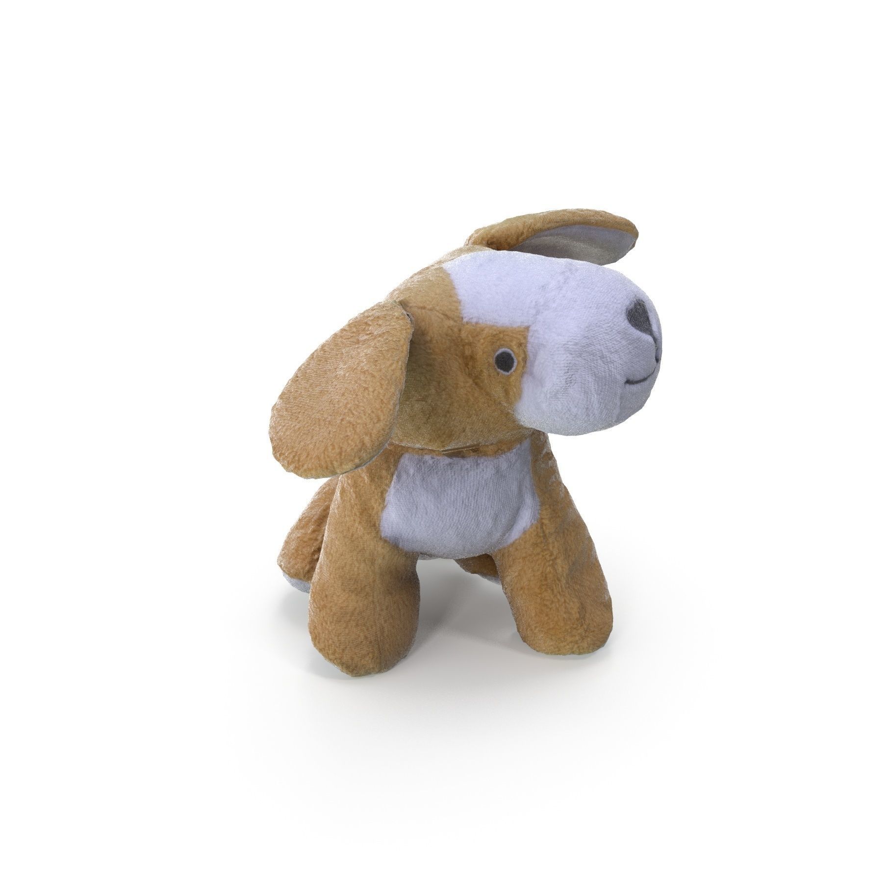 Plush Dog - Low and High Poly Versions Low-poly 3D model_12