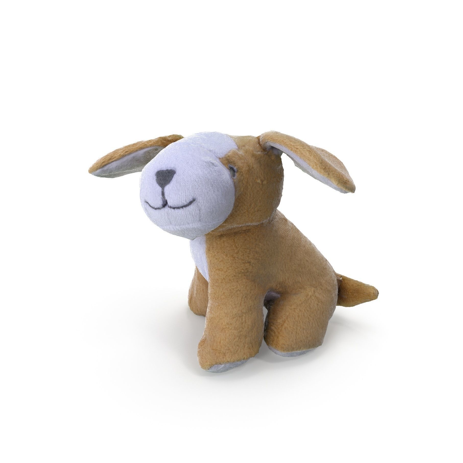 Plush Dog - Low and High Poly Versions Low-poly 3D model_13
