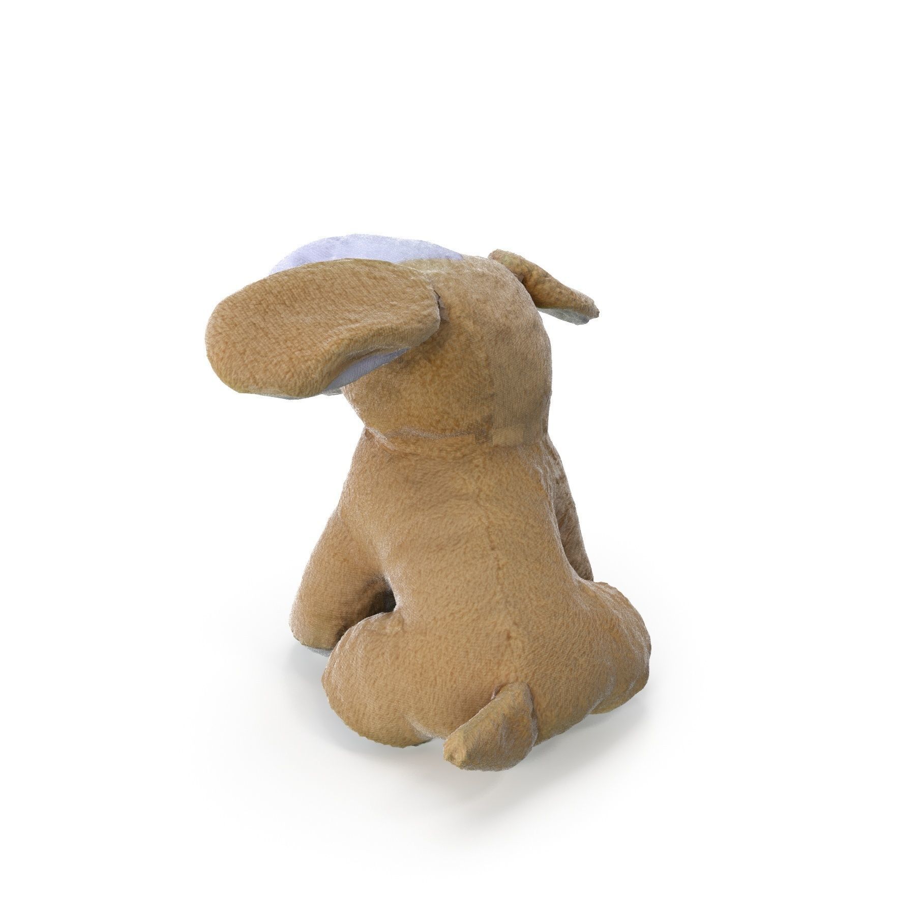 Plush Dog - Low and High Poly Versions Low-poly 3D model_14