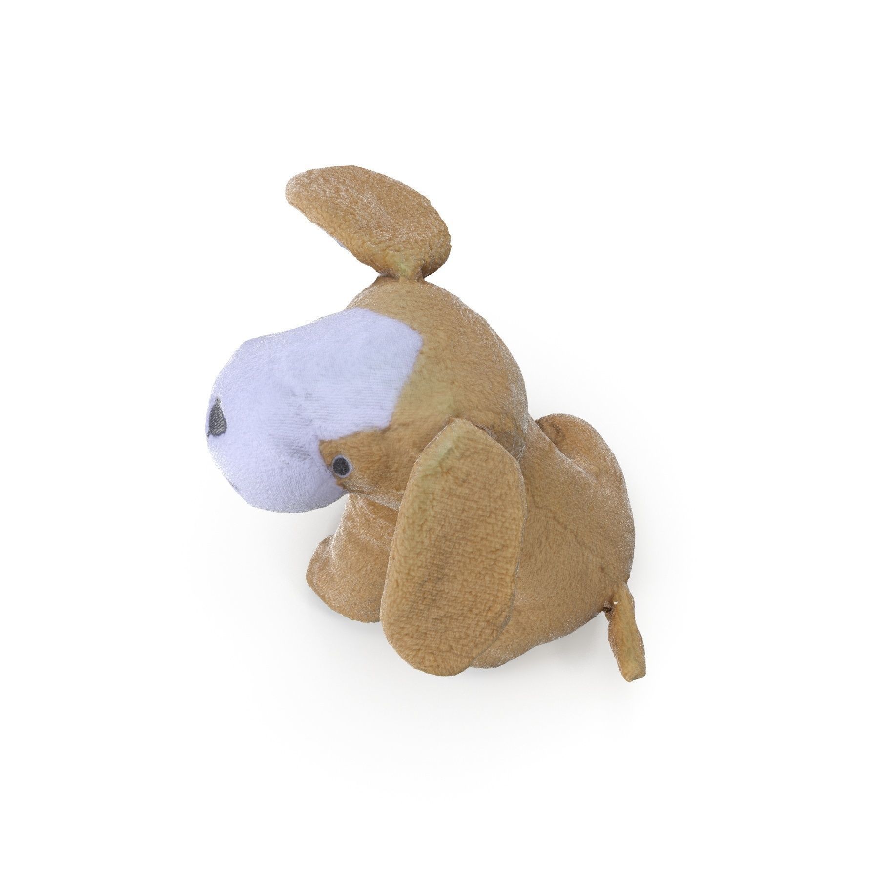 Plush Dog - Low and High Poly Versions Low-poly 3D model_5