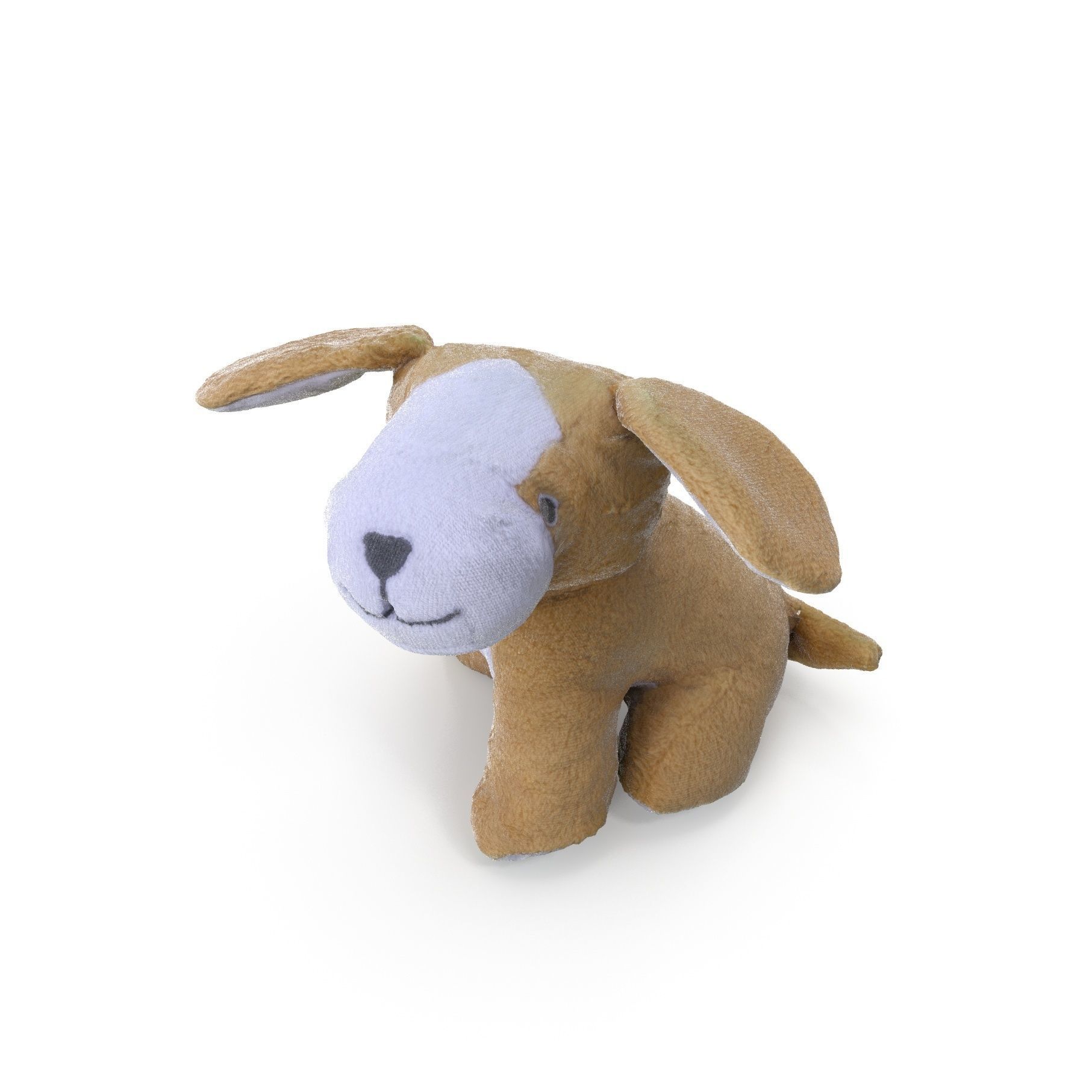 Plush Dog - Low and High Poly Versions Low-poly 3D model_9