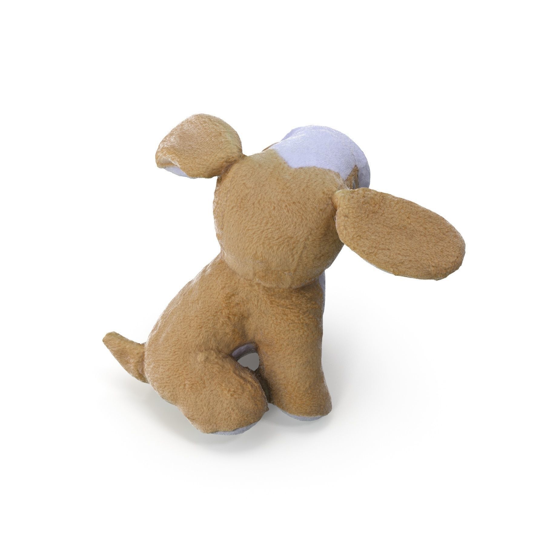 Plush Dog - Low and High Poly Versions Low-poly 3D model_11